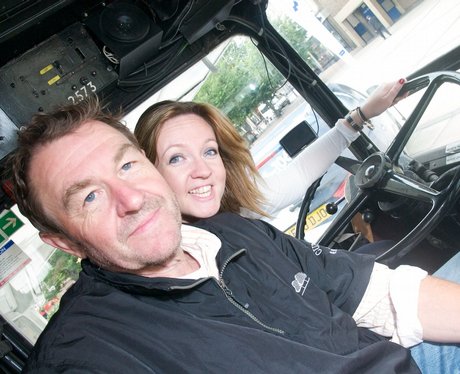 Twiggy & Emma at the Capital FM BUs