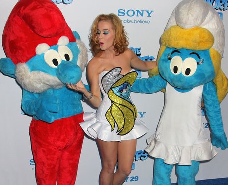 Katy Perry at The Smurfs' premiere
