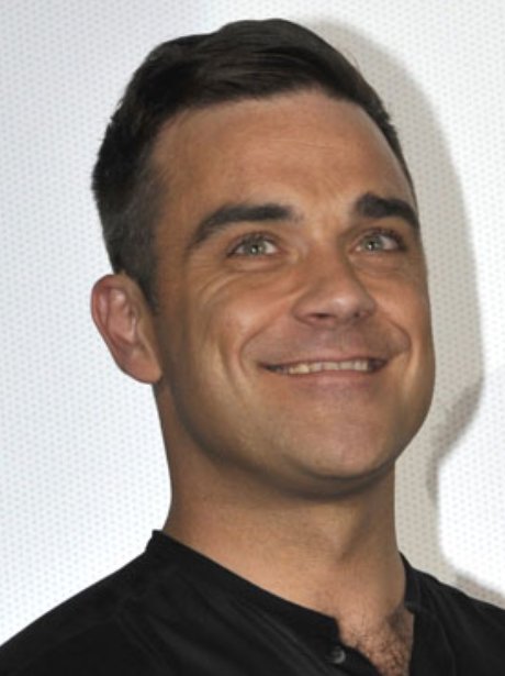 Robbie Williams smiling