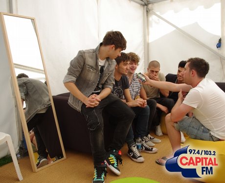 The Wanted Backstage @ Ponty
