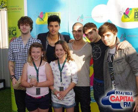 The Wanted Backstage @ Ponty