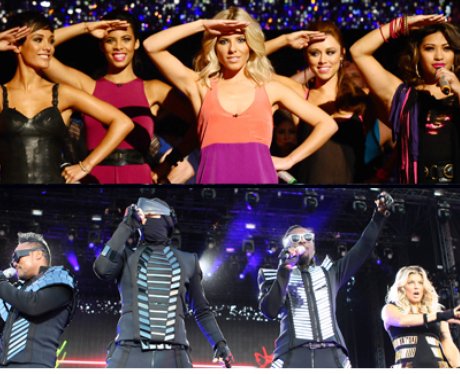 The Saturdays and Black Eyed Peas