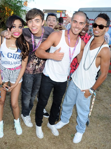 Dionne Bromfield, Nathan and Max from The Wanted and JLS' Aston.