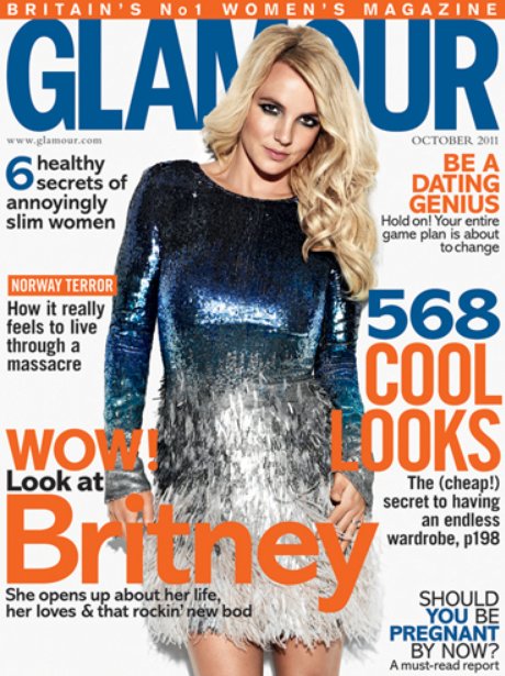britney spears glamour magazine