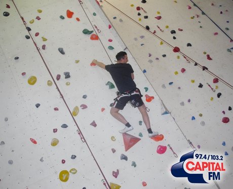 Matt takes on the Boulders wall!