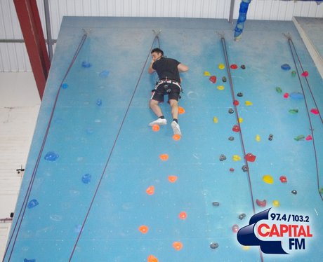 Matt takes on the Boulders wall!