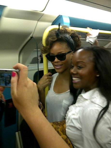 Rihanna On The Tube