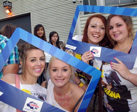 Rihanna at the LG Arena