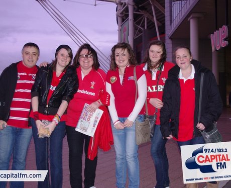 Wales rugby fans