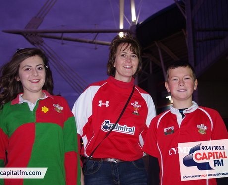 Wales rugby fans