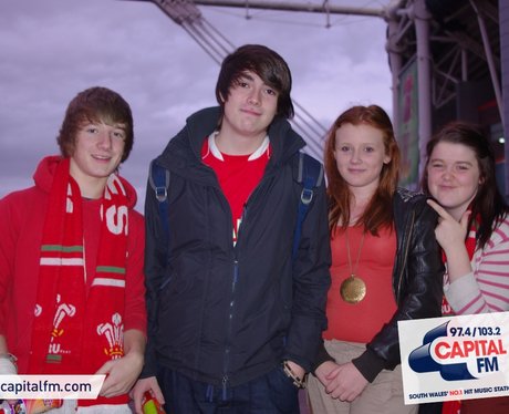 Wales rugby fans