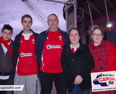 Wales rugby fans