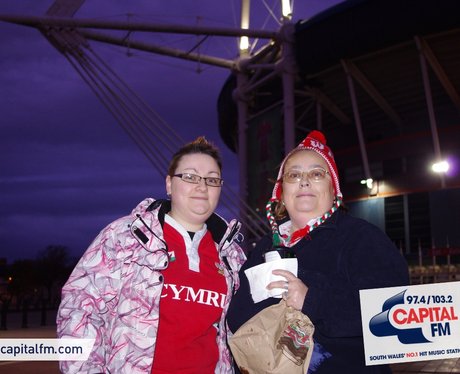 Wales rugby fans