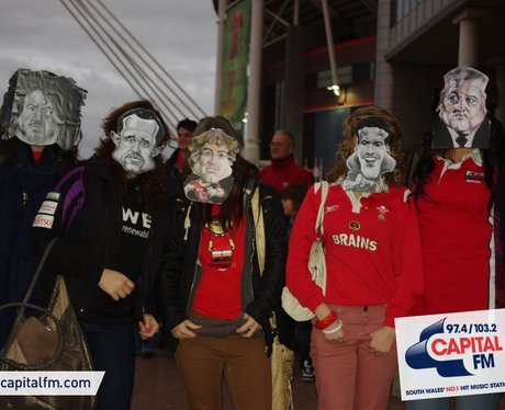 Wales rugby fans