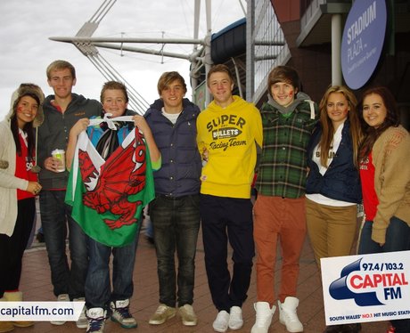 Wales rugby fans