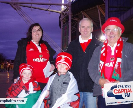 Wales rugby fans