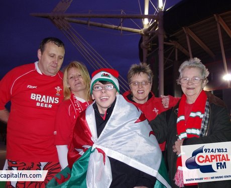 Wales rugby fans