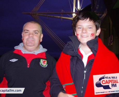 Wales rugby fans