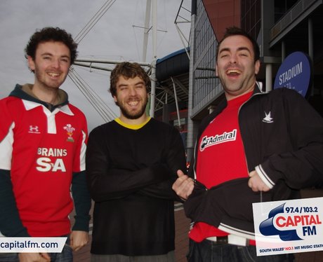 Wales rugby fans