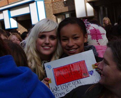 JLS fans on Broad Street