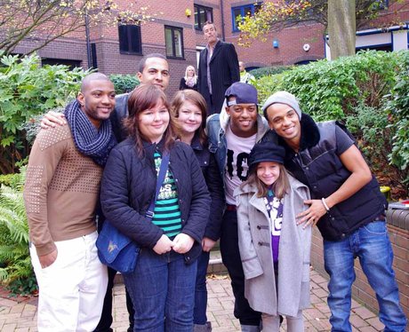 JLS fans on Broad Street