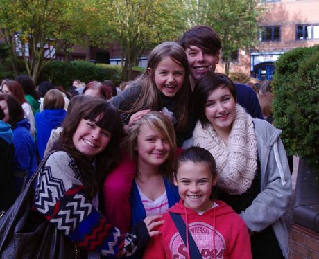 JLS fans on Broad Street