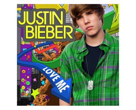 The single cover for Justin Bieber's 'Love Me'.