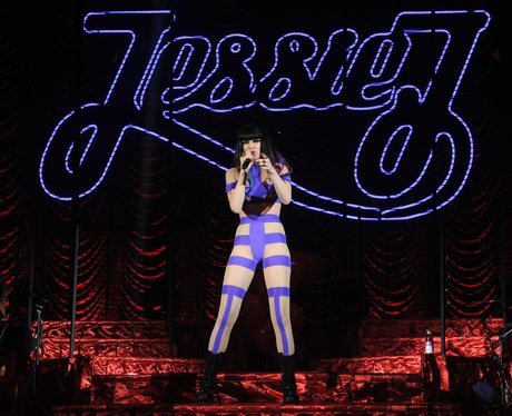 Jessie J live on stage during her 'Heartbeat' tour in 2011
