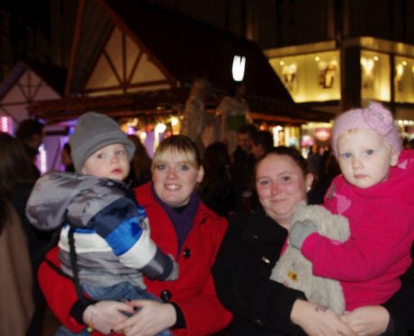 The Rock Bury's Christmas Light Switch On