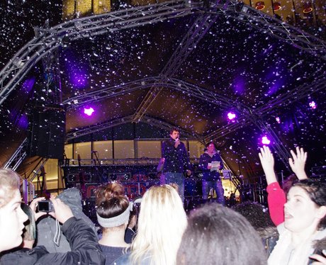 The Rock Bury's Christmas Light Switch On