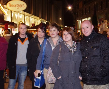 The Rock Bury's Christmas Light Switch On