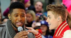 Justin Bieber and Usher