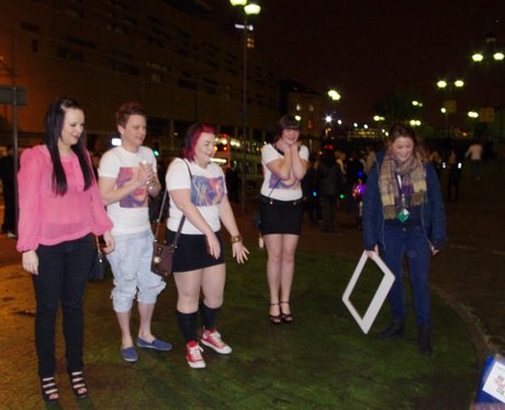 Manchester goes Rihanna Mad