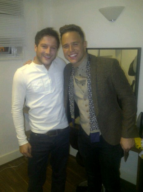 Matt Cardle and Olly Murs