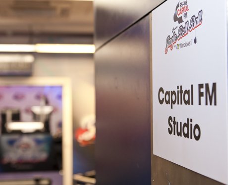 Capital FM studio at the O2 Arena