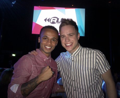 Aston Merrygold and Olly Murs