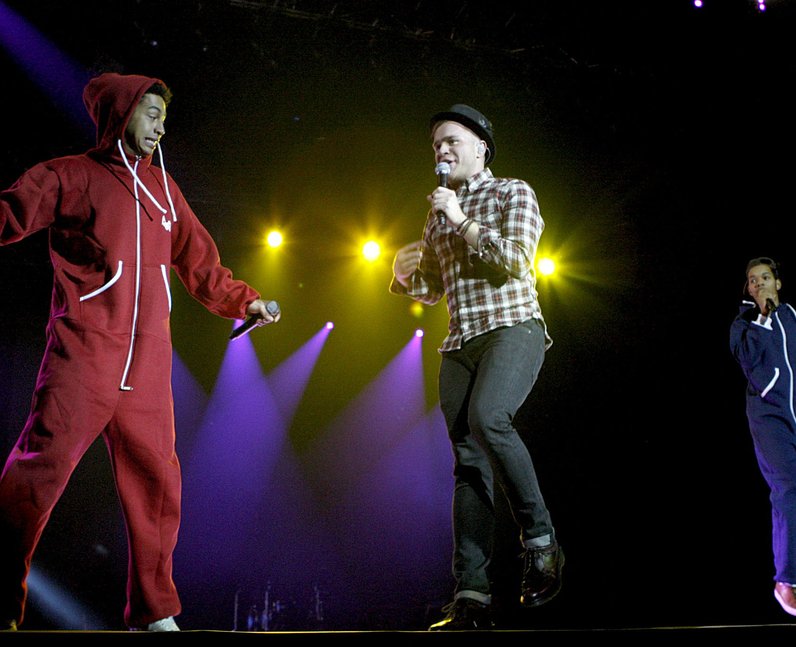 Olly Murs and Rizzle Kicks live at the 2011 Jingle