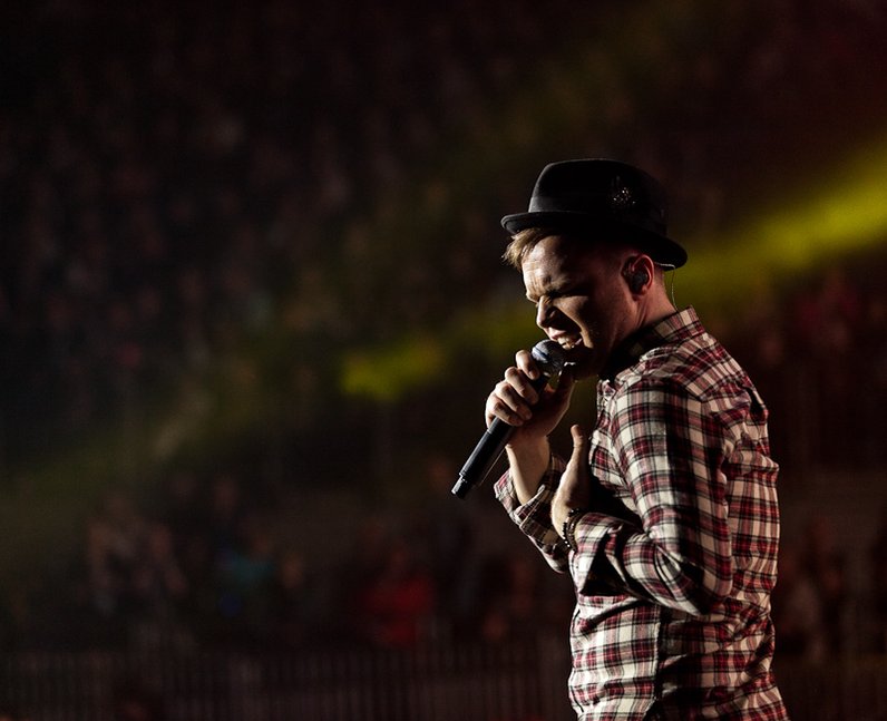 Olly Murs live at the 2011 Jingle Bell Ball