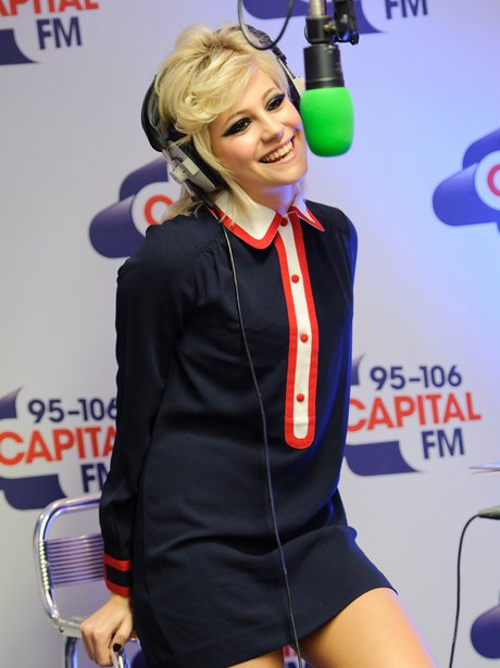 Pixie Lott Backstage at the 2011 Jingle Bell Ball