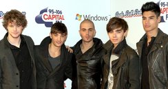 The Wanted arrive at the 2011 Jingle Bell Ball