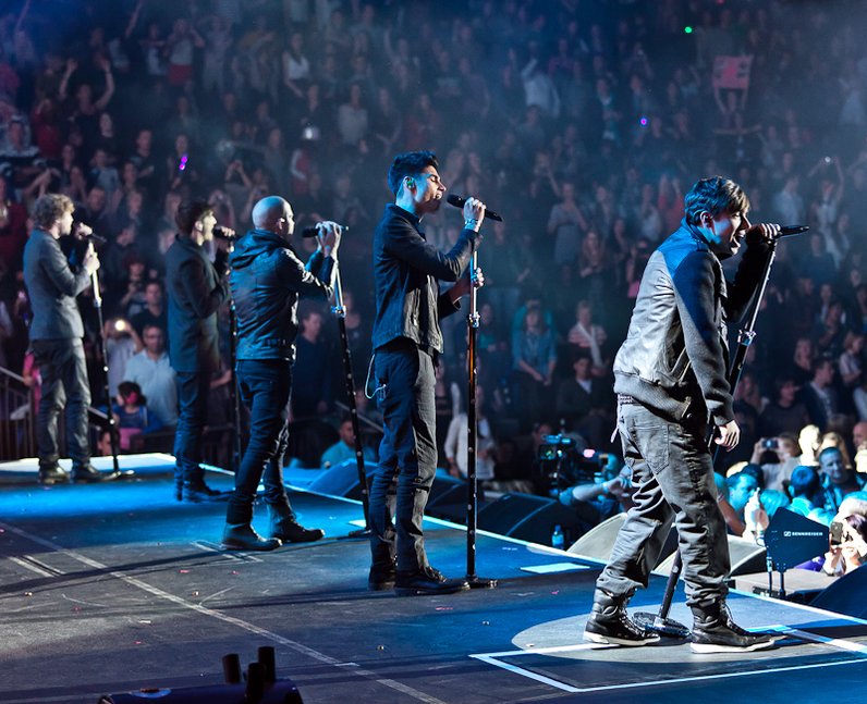The Wanted live at the 2011 Jingle Bell Ball