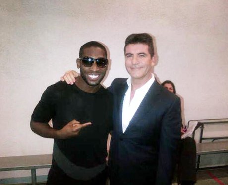 Tinie Tempah with Simon Cowell
