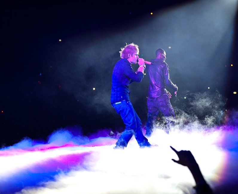 Wretch 32 with Ed Sheeran live at the 2011 Jingle Bell Ball