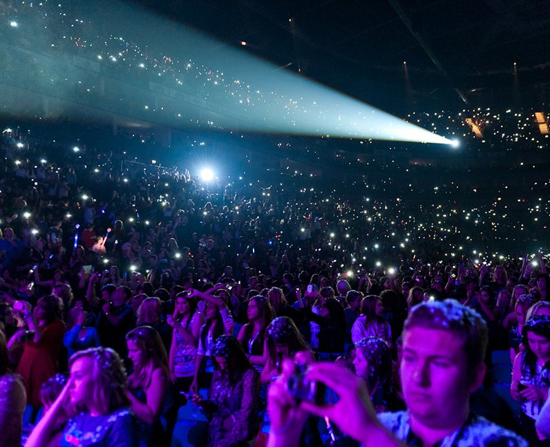 Crowd during Ed Sheeran live at the 2011 Jingle Bell Ball