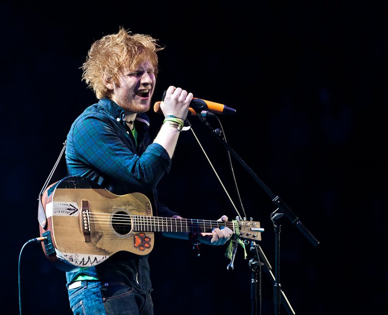 Ed Sheeran live at the 2011 Jingle Bell Ball