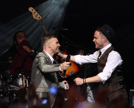 Gary Barlow live on stage