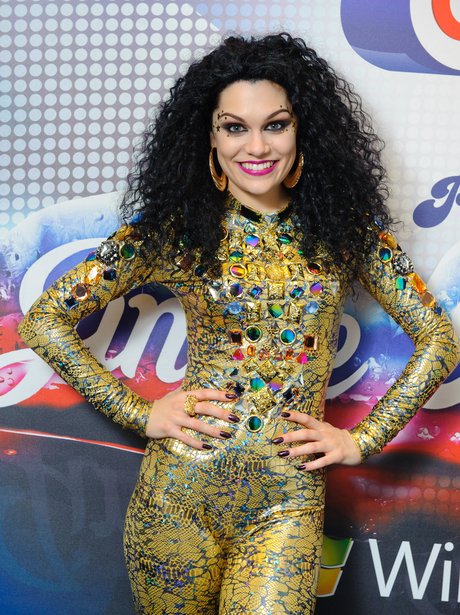 Jessie J backstage at the 2011 Jingle Bell Ball 