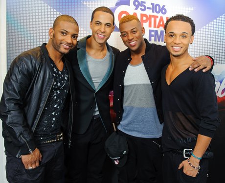 JLS backstage at the 2011 Jingle Bell Ball