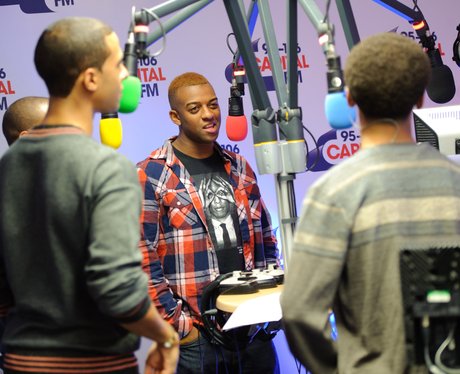JLS backstage at the 2011 Jingle Bell Ball
