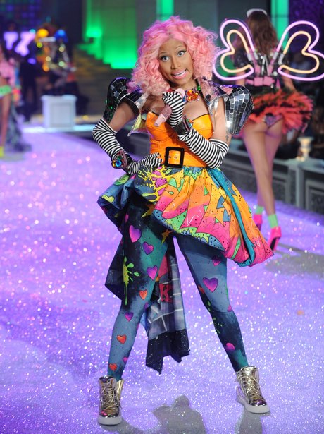Nicki Minaj perfroms at Victoria Secret fashion sh